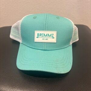 Brimmz Kids Trucker Hat SnapBack Cap Turquoise Blue Youth Small